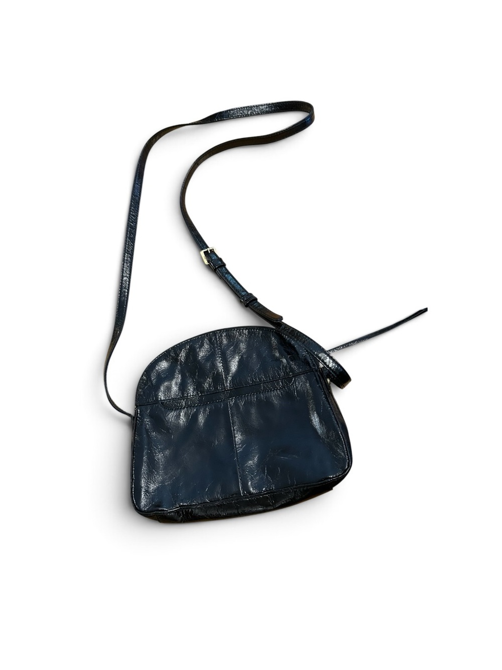 HOBO Black Leather Crossbody Bag - Minimalist Womens